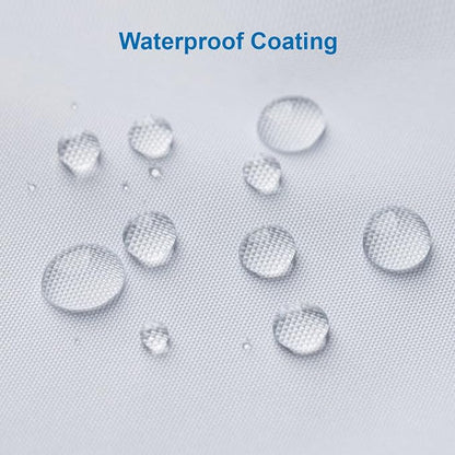 White Shower Liner Cloth Waterproof, White Shower Curtain Liner Fabric with Weighted Stones, Washable Shower Curtain and Liner 2-in-1, 120G Heavy Duty, 12 Grommet Holes, 72 x 72 Inches