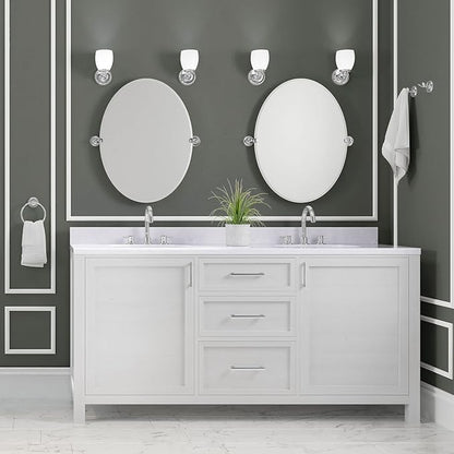 Gatco 1640 Sconce, Single, White/Wall Mounted 6" H x 4.50" W Bathroom Vanity One Sconce Lighting Fixture