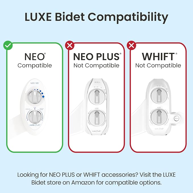 LUXE Bidet 7/8" x 7/8" x 1/2" Hybrid Metal & Plastic Cold Water T-Adapter | Only Compatible with NEO Series Bidets Attachments