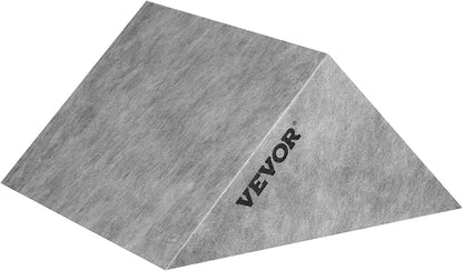 VEVOR Tile Shower Seat, 22.4" x 16" x 20" Ready to Tile Shower Seat, Factory Waterproof & 100% Leak Proof Tileable Shower Corner Seat, 440lbs Load-Bearing Triangular Board Shower Bench, Grey