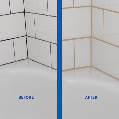 Tile Grout Repair Kit Beige-Fast Drying Premixed Grout Filler for Bathroom, Kitchen & Floor- Restore & Renew Tile Joints Line - Squeeze Tube with Applicator- Fills Cracks and Gaps (8.8 oz)