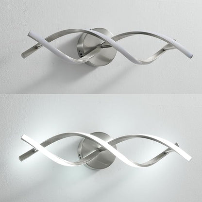 Modern Nickel LED Vanity Lighting,Bathroom Light Fixture Over Mirror,21 Inch,6000K Cool White