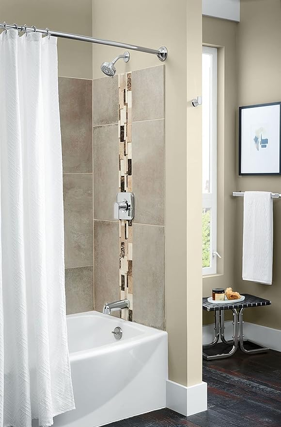 Moen Genta LX Chrome Modern 18-Inch Single Kitchen or Bathroom Towel Bar, BH3818CH (Pack of 2)