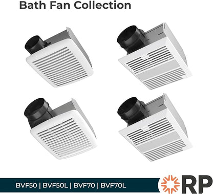 + Fans BVF50 Emerson Bath Exhaust Fan, White