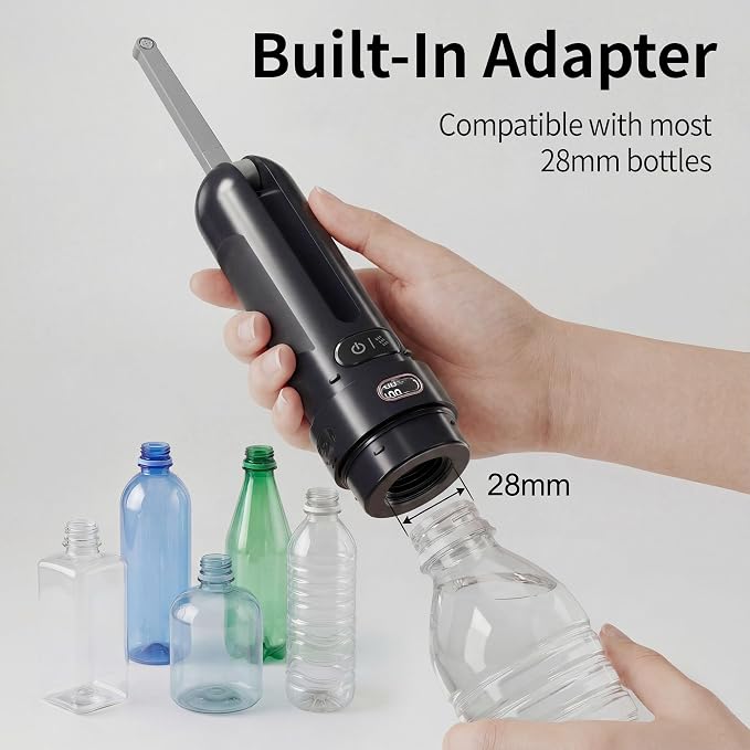Portable Bidet for Travel,Personal Hygiene Sprayer Bottle for Women Men | Mobile Bidet Portable for Toilet,Electric Handheld High-Pressure Foldable USB-C Battery-Powered