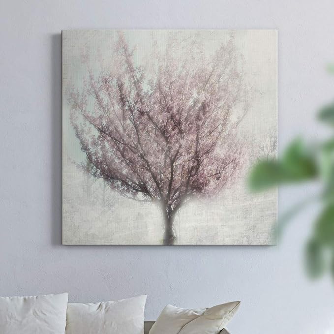 Renditions Gallery Blossoms of Spring Wall Art, Premium Gallery Wrapped Canvas Decor, Ready to Hang, 24 in H x 24 in W, Made in America Print