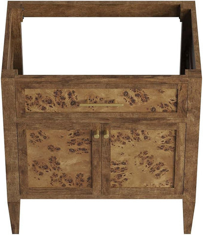 Modway EEI-6138-BRN Elysian 30" Bathroom Vanity Cabinet (Sink Basin Not Included), Brown