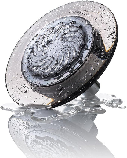 Speakman S-4002 Reaction Single-Function Showerhead for Stylish Bathroom Décor, 2.5 GPM, Clear Smokey Gray