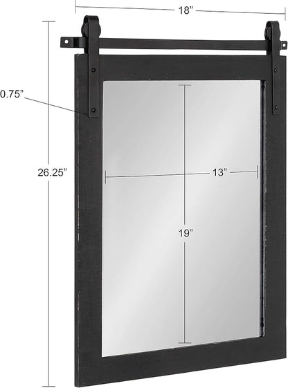Kate and Laurel Cates Farmhouse Wall Mirror
