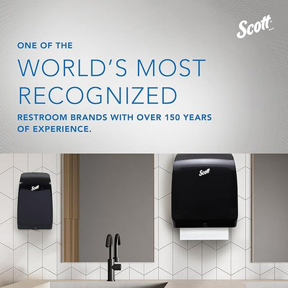 Scott Professional Coreless High-Capacity Jumbo Roll Toilet Paper, Bulk (07006), 2-Ply, Elevated Design, Septic Safe, White (12 Rolls at 1,150' Each, 13,800'/Case)