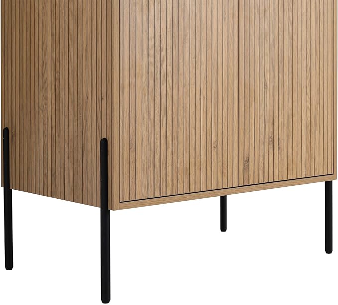 Crownpoint 30 Inch Bathroom Vanity with Sink, White Sink, Bright Oak Finish, Full Assembly Required, Elegant Bathroom Vanities for Modern Homes