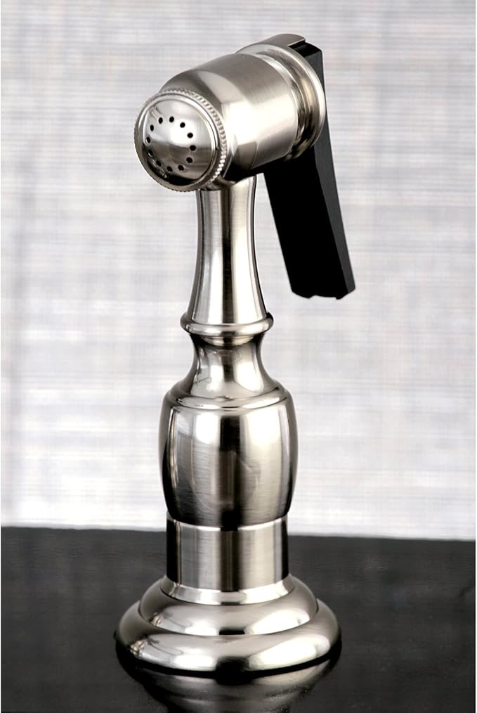 Kingston Brass Gourmetier KBSPR8 Kitchen Faucet Sprayer with Hose, Brushed Nickel