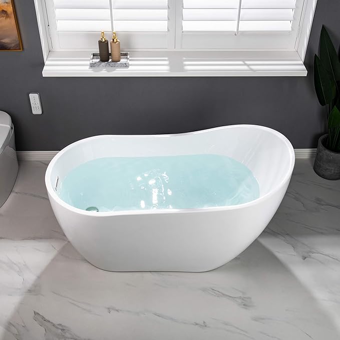 WOODBRIDGE B0006-C-Drain&O Bathtub, Chrome