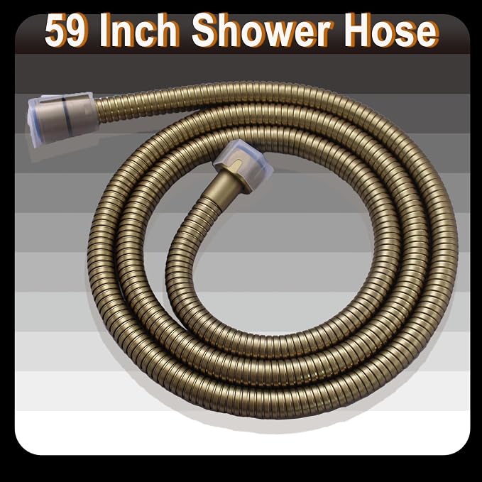 Dual Rain Shower Head System Ceiling Mount 14x20inch LED Shower Head and 8 Inch Side Shower Head with Handheld, Rainfall Shower Faucet Set(Brushed Gold)