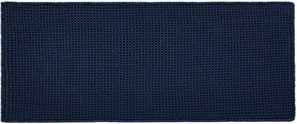 TYUU Waffle Runner Rug Bathroom, Long Boho Bath Mat, 60x24 Navy Blue | Super Absorbent Quick Dry Bath Rug, Non-Slip Backing, Soft Waffle Washable Farmhouse Bathroom Mats, Tub, Shower & Home Decor