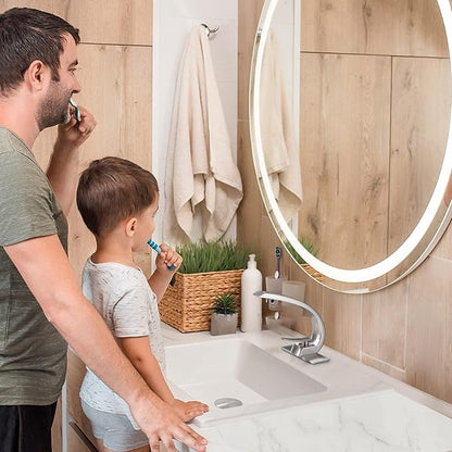 Brushed Nickel Bathroom Faucet,Modern Single Hole Bathroom Faucet,High Arc Brass Bathroom Sink Faucet with 1 Hole 3 Hole Mount 6-Inch 10-Inch Deckplate,Pop Up Overflow Drain Assembly Included