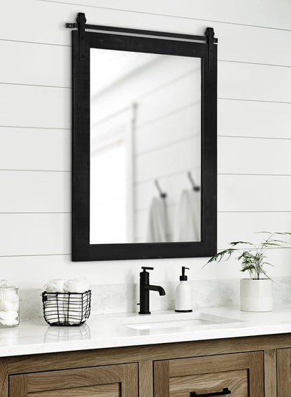 Kate and Laurel Cates Farmhouse Wall Mirror