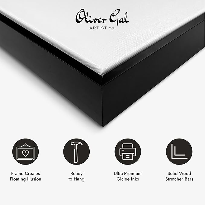 The Oliver Gal Artist Co. Typography and Quotes Contemporary Canvas Art - Couture Road Sign Rococo Gold, Wall Art for Living Room, Bedroom, and Bathroom, 45 in x 30, White and Gold Home Decor
