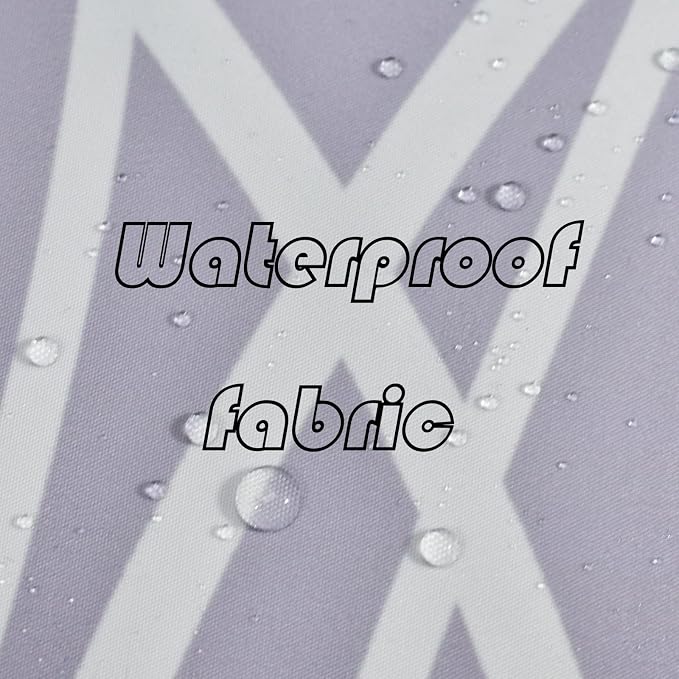 Striped Shower Curtain for Bathroom, Ombre Purple, 72" W x 72" L | with Hooks, Modern Hotel Style, Water Repellent, Washable, Weighted Hem
