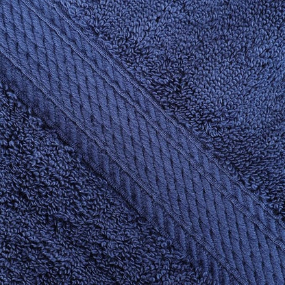 Superior Egyptian Cotton Plush & Absorbent, Face Towel Set of 6, Navy Blue | Quick Dry, Soft Luxury Towel Set, Bath Essentials for Bathroom, Guest Bath, Spa, 2 Piece Face, Madeline Towels