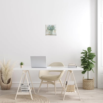 Soothing Eucalyptus Herb, 12 x 12 Inch Mounted Print on Wall Plaque | Stupell Industries · By Nan · Ready to hang · Rustic farmhouse charm for kitchen or living spaces · Made in USA