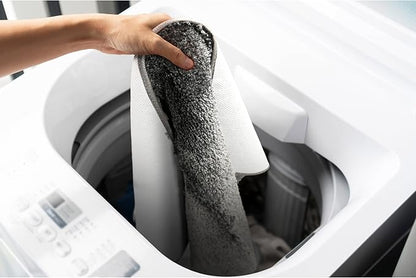 Garland Rug Traditional Nylon Washable Electric Blue 2 Bath Rugs (21" X 34", 22" X 60") - Soft, Absorbent, and Stylish for Your Bathroom