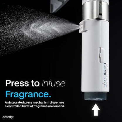 Bidet Attachment for Toilet — Scented Bidet with Fragrance Spray Odor Eliminator, Precision Nozzle Adjustable Pressure, Non-Electric Cold Water Leak-Proof (Mediterranean Lemon, 3)