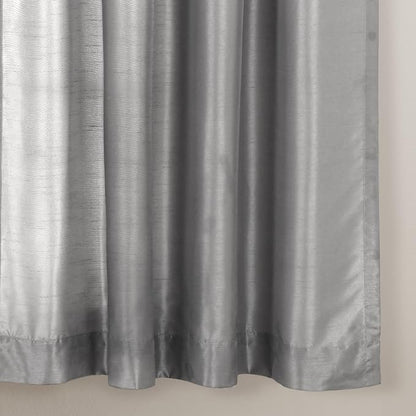 Lush Decor Night Sky Window Curtain Panel, Single 42"W x 63"L Black & Gray - Sequin Backdrop Curtain - Room Darkening Curtains For Bedroom - Glam Decor
