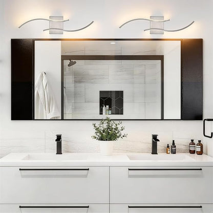 KARTOOSH Hardwired LED Vanity Lights for Bathroom | 1 Pack 23.6 Inch, 3CCT Dimmable, Waterproof, Rustproof, Bathroom Light Fixtures Over Mirror