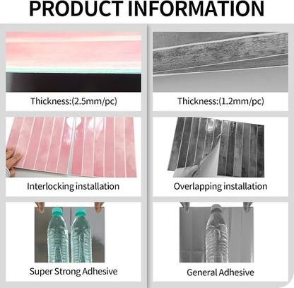 10 Sheet 9 * 11.4 in backsplash Tiles Peel Stick for Kitchen Bathroom Laundry RV Wall Decor, Thickened Wall Tile Stickers Stick Girls' Room Tile backsplash(Pink)