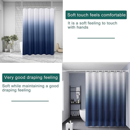 Shower Curtain Liner, 100% Waterproof Peva Shower Curtains with 3 Duty Heavy Bottom Magnets and 12 Rust Proof Grommets, 72x72 Weighted Shower Liner for Shower Stall, Bathtubs
