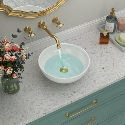 Vessle Sink Round - Beslend 13 Inch White Ceramic Bathroom Sink Egg Oval Shape Porcelain Above Counter Modern Art Sink