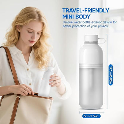 Morfone Portable Bidet for Travel, High Pressure Electric Handheld Sprayer 350ML with Dual Spray Modes, USB-C Rechargeable Waterproof Travel Bidet for Women, Men, Postpartum, Personal Hygiene(White)