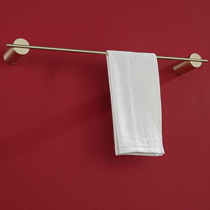 RANDOM Brushed Gold Towel Bar Rack Holder 24 inch Hand Towel Holder for Bathroom Kitchen Hardware Accessories Wall Mount 96068-2-24BG