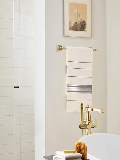 Amerock BH36093CZ | Champagne Bronze Towel Bar | 18 in (457 mm) Towel Rack | Stature | Bathroom Towel Holder | Bathroom Hardware | Bath Accessories