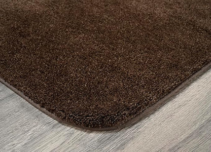 Garland Rug Traditional Bath Rug Set, 4-Piece, Chocolate