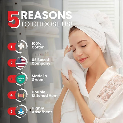 Infinitee Xclusives Dark Grey Hand Towels for Bathroom - Set of 6 (16x28 inches) 600 GSM, 100% Cotton Ultra Soft, Quick Drying, Hotel Quality Hand Towel Set (Shadow Grey)
