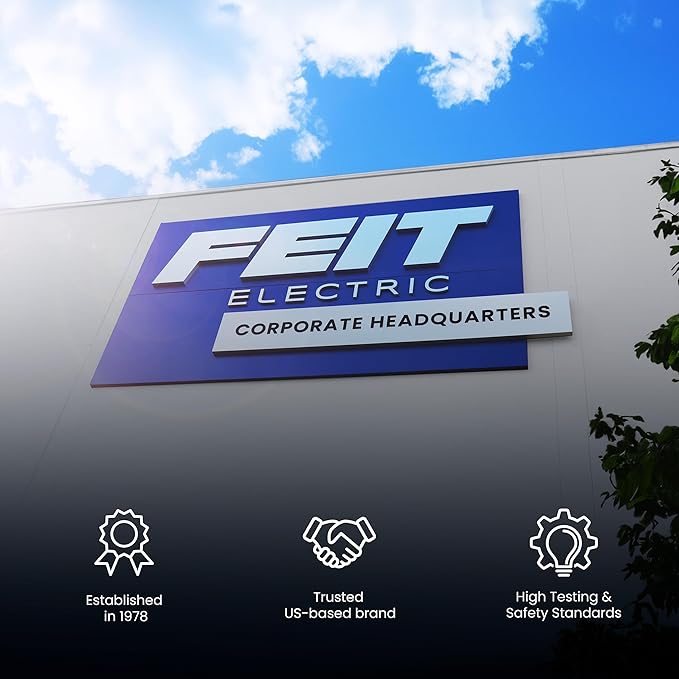 Feit Electric 5/6 Inch LED Recessed Downlight, 22.5W (120W Eqv), Dimmable, Adjustable White 2700K–5000K, Retrofit Kit, E26 Adapter, Ideal for Larger Spaces or High Ceilings, LEDR56XHO/6WYCA/4, 4 Pack