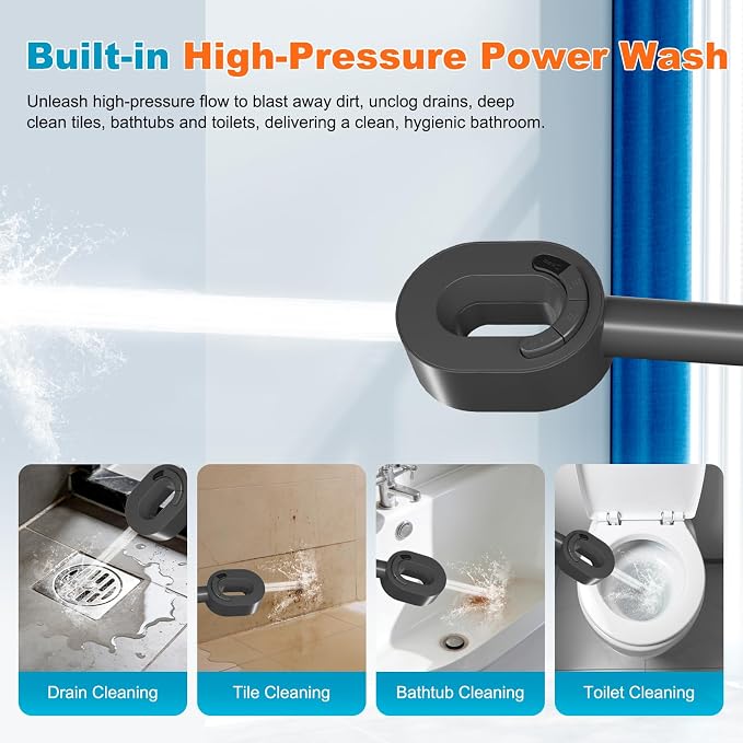 Hibbent Filtered Handheld Showerhead with 3 Filters, 5 Sprays Shower Head | Gray High Pressure Shower Heads, Brass Holder & 71" Metal Hose, Water Soft Filter Remove Chlorine, Reduce Dry Itchy Skin