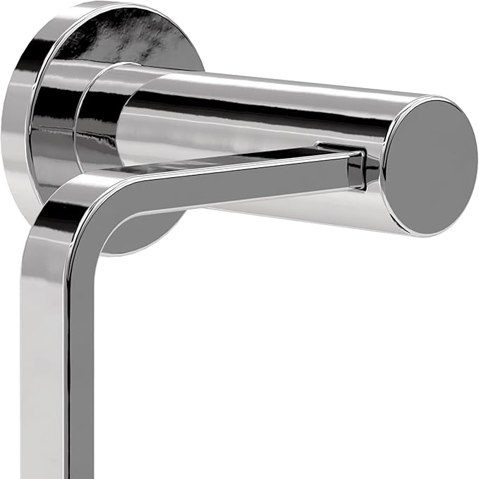 Franklin Brass Kildare (1-Pack) Toilet Paper Holder/Hand Towel Holder Polished Chrome Multi-Purpose Bathroom Accessory Wall Mount Euro Tissue Roll Holder/Kitchen Towel Rack Accessories KLD50-PC
