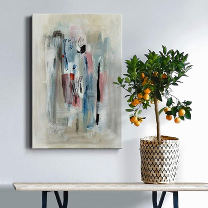 Renditions Gallery Canvas Wall Art Modern Paintings & Prints Colorful Paint Splash Canvas Abstract Wall Hanging Decorations Artwork for Bedroom Living Room Office Kitchen - 32"x48" LT02