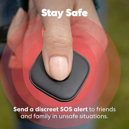 Life360 Tile Starter Pack - Bluetooth Trackers and Item Finders for Keys, Wallets & More. Both iOS and Android Compatible. Phone Finder. 2-Pack (Black Mate/Slim)