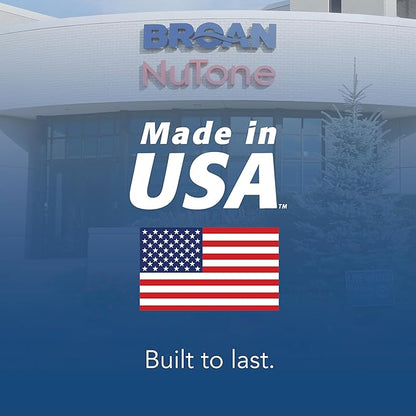 Broan-NuTone Bathroom Exhaust Fan, Easy Install, Powerful 110 CFM, Quiet 1.0 Sones, Energy Star