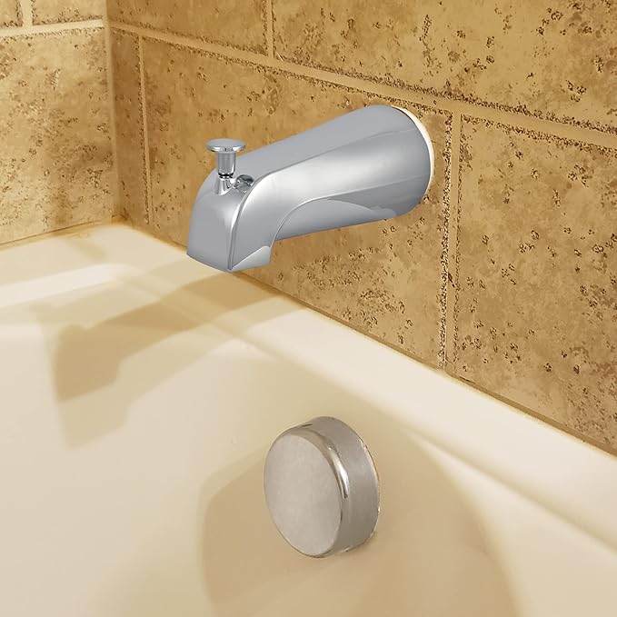 DANCO (88703) Tub Spout with Diverter, Chrome Finish, Metal, 1-Pack