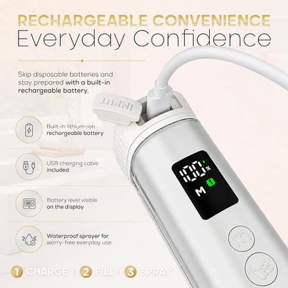 Portable Rechargeable Bidet for Travel Electric Waterproof Handheld Travel Bidet Sprayer, Personal Hygiene Cleaner for Women Men and Baby Care