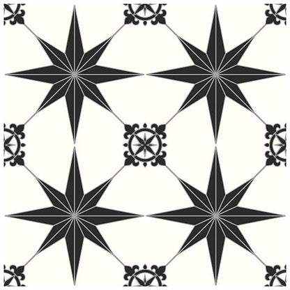 MORCART 40PCS 7.87" x 7.87" Peel and Stick Floor Tile, Black Stellar | Self-Adhesive DIY Vinyl Flooring, Removable and Waterproof Tile Sticker for Bathroom, Kitchen, Wall, Bedroom, Stairs