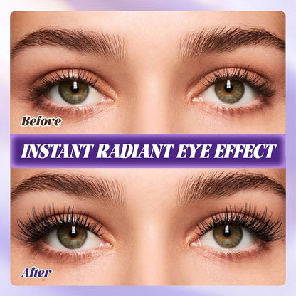 B&Q Natural Lash Clusters 06 - Cluster Eyelash Extensions, Pestañas Postizas Naturales Style Eyelashes Comfort Fit - Day-to-Night Natural Effect - Office & Date Ready For Effortless Beauty(8-16mix)