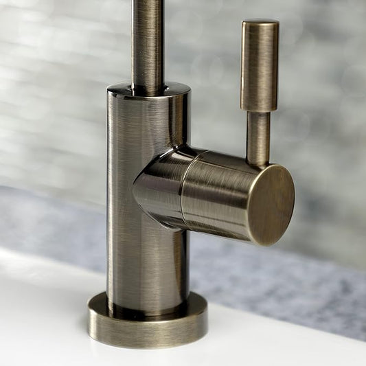 Kingston Brass KSAG8193DL Concord Reverse Osmosis System Filtration Water Air Gap Faucet, Antique Brass