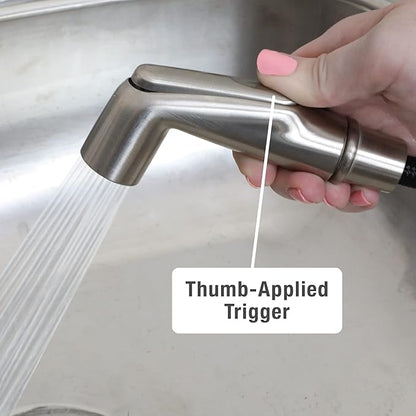 DANCO Kitchen Sink Side Spray Head, Brushed Nickel, 1-Pack (89270)