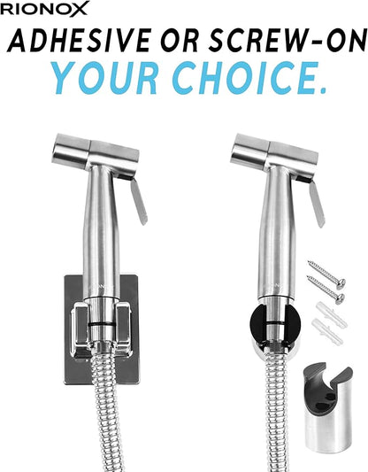 RV Handheld Bidet Sprayer Kit - Trailer, Motorhome, RV Bidet Sprayer, Adjustable Water Pressure Jet for Toilet, Easy Installation, Quality Internals, Leakproof Design, Quality Stainless Steel